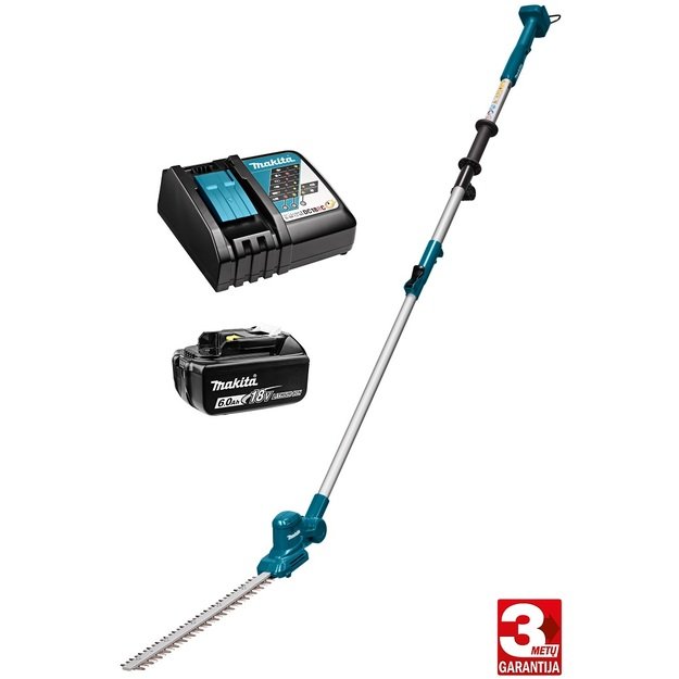 Makita DUN461WRG Akumuliatorinės teleskopinės gyvatvorių žirklės su 18V 1x6,0Ah