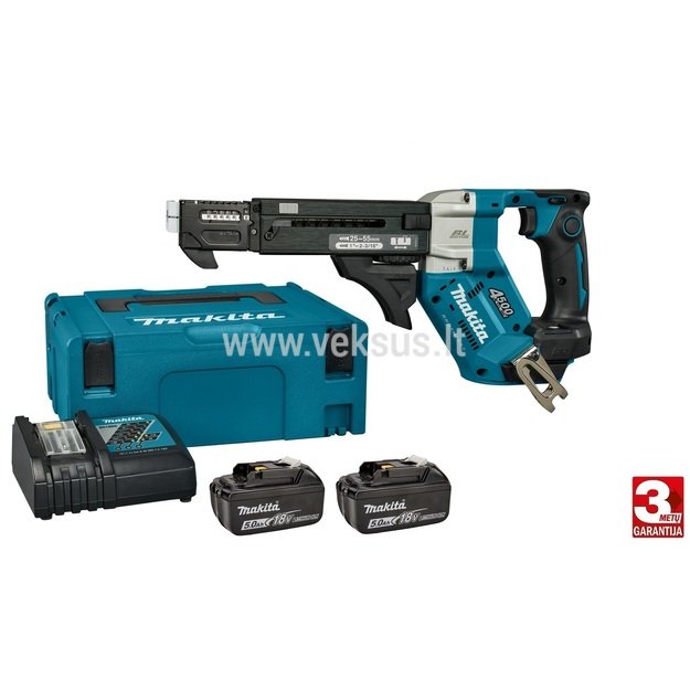 Makita DFR552RTJ Akumuliatorinis juostinis suktuvas LXT ® 18V 2x5.0Ah