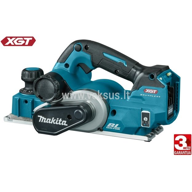 Makita KP001GZ XGT® 40Vmax Akumuliatorinis oblius (Be akumuliatorių ir kroviklio)