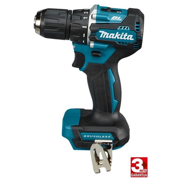 Makita DDF487Z bešepetėlinis Akumuliatorinis suktuvas-gręžtuvas (18V be akumuliatorių ir kroviklio)