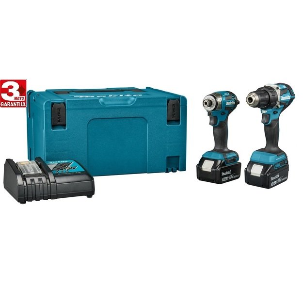 Makita DLX DDF484+DTD173 18V 2x5,0Ah