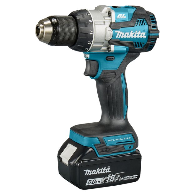 Makita DHP489RTJ Akumuliatorinis LXT ® smūginis gręžtuvas-suktuvas 18V 2x5,0Ah 1