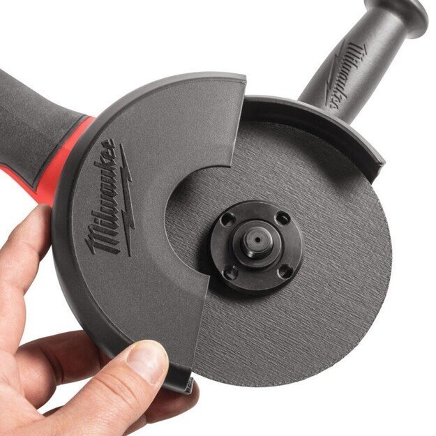 MILWAUKEE M18 BLSAG125X-0 Akumuliatorinis kampinis šlifuoklis (18V be akumuliatorių ir kroviklio) 1