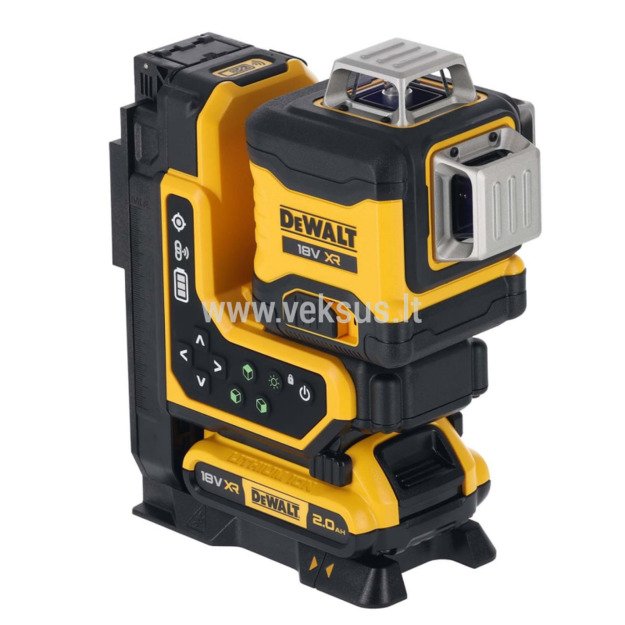 DeWALT DCLE34035D1 kryžminių linijų lazeris su DE0881T trikojiniu stovu 1