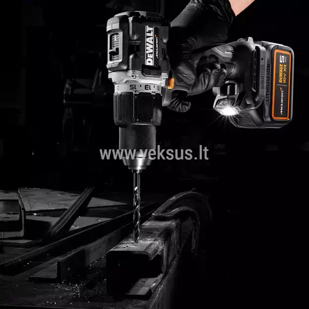 DeWALT McLaren DCD85MP2T smūginis gręžtuvas - suktuvas 18V 2x5.0Ah 3