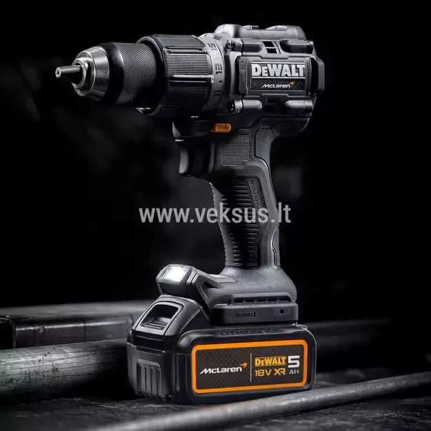 DeWALT McLaren DCD85MP2T smūginis gręžtuvas - suktuvas 18V 2x5.0Ah 2