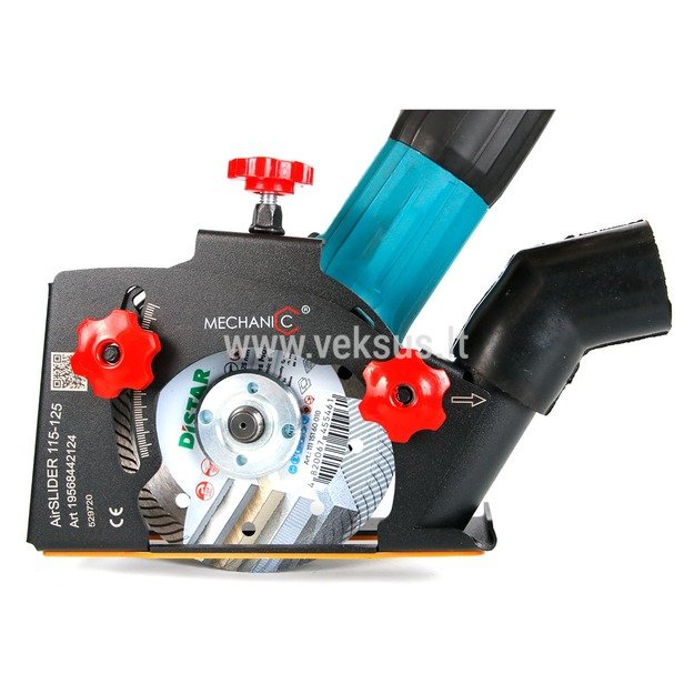 Mechanic AirSLIDER 90 – priedas kampiniam šlifuokliui (115–125 mm) 1