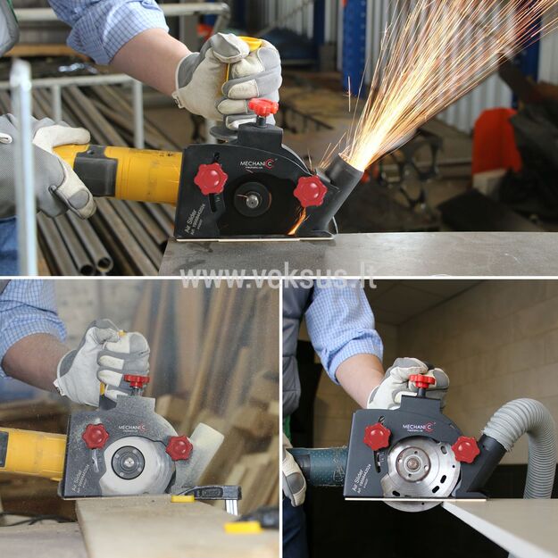 Mechanic AirSLIDER 90 – priedas kampiniam šlifuokliui (115–125 mm) 2