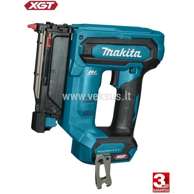 Makita PT001GZ XGT® 40Vmax Akumuliatorinė viniakalė (Be akumuliatorių ir kroviklio)