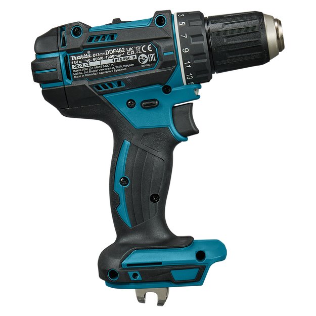 Makita DDF482Z Akumuliatorinis gręžtuvas-suktuvas  (18V Li-ion Be akumuliatorių ir kroviklio)