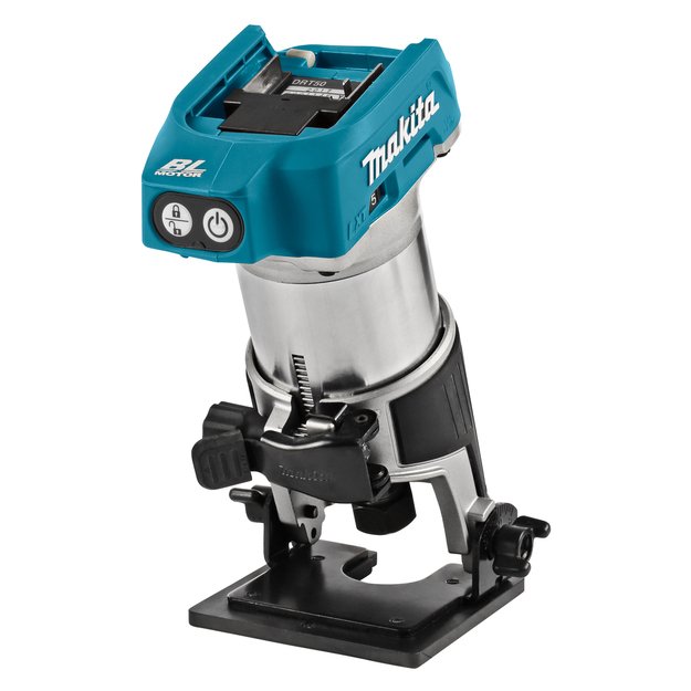 MAKITA DRT50ZJX5 AKUMULIATORINIS FREZERIS (18V Li-ion be akumuliatorių ir kroviklio) 2