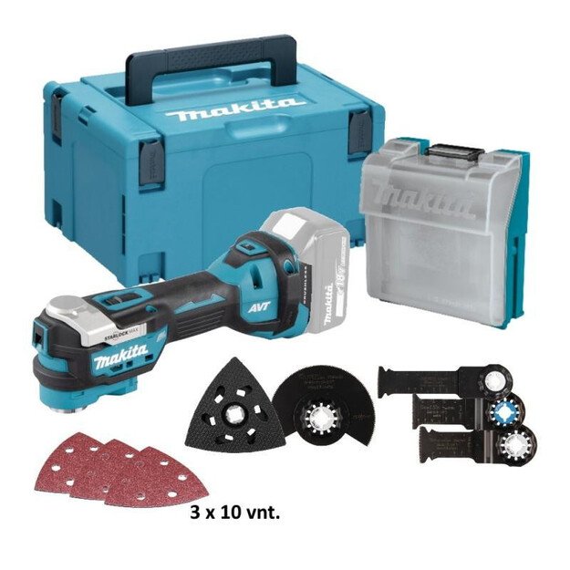 MAKITA DTM52ZJX4 Akumuliatorinis multifunkcinis įrankis (18V be akumuliatorių ir kroviklio)