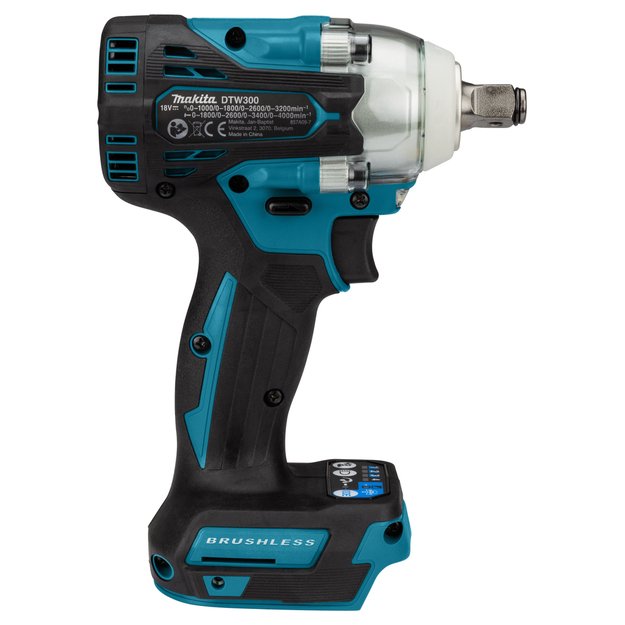 Makita DTW300Z Smūginis veržliasukis (18V Li-ion Be akumuliatorių ir kroviklio)