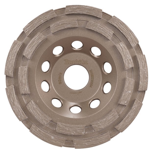 Makita DEIMANTINIS ŠLIFAVIMO DISKAS BETONUI, dvigubo segmento, 125mmx22,23mm D-80606