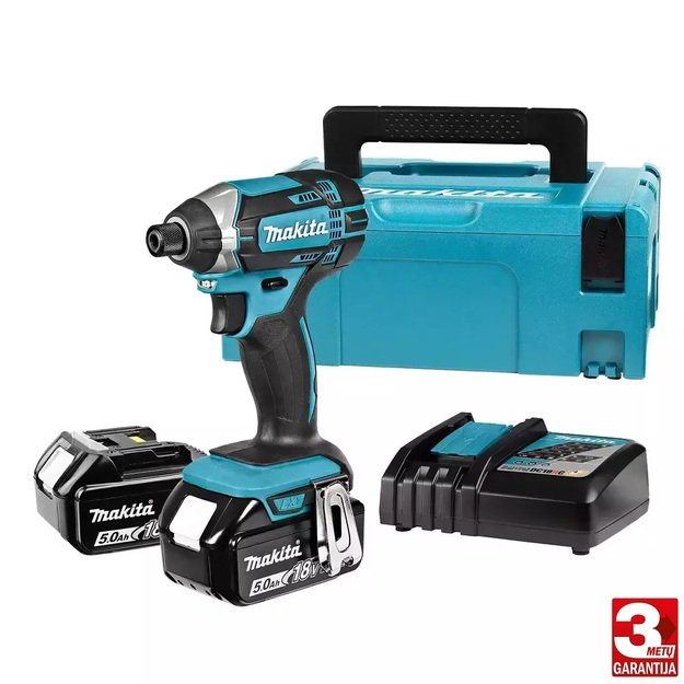 Makita DTD152RTJ Akumuliatorinis smūginis suktuvas su 18V, 2x5.0AH
