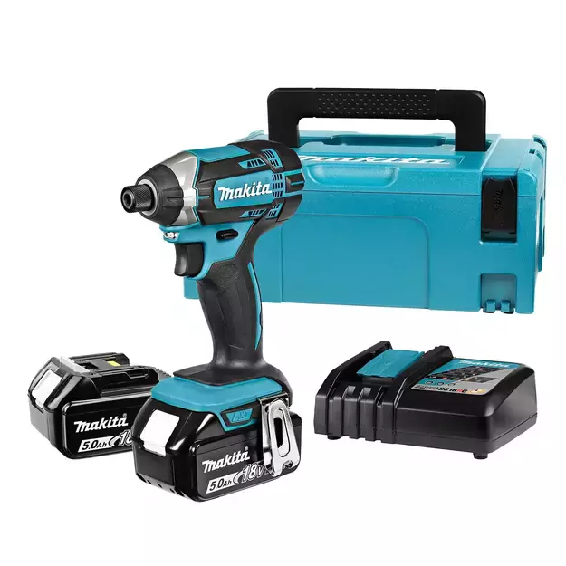 Makita DTD152RTJ Akumuliatorinis smūginis suktuvas su 18V, 2x5.0AH