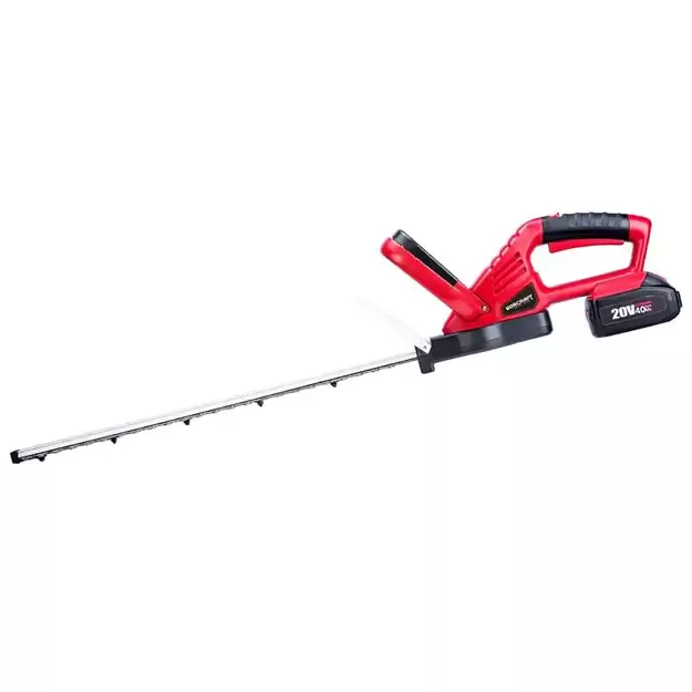 Worcraft akumuliatorinės gyvatvorių žirklės su 20V 1x4,0Ah LI-ION
