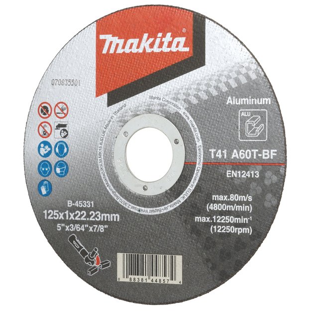 Makita pjovimo diskas ALUMIINIUM 125x1mm B-45331