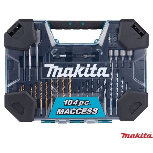 Makita MACCESS Grąžtų ir sukimo antgalių rinkinys 104 vnt. E-22604