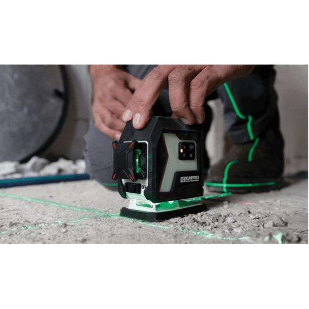  KAPRO 933G kryžminių linijų lazeris Green 3D 2