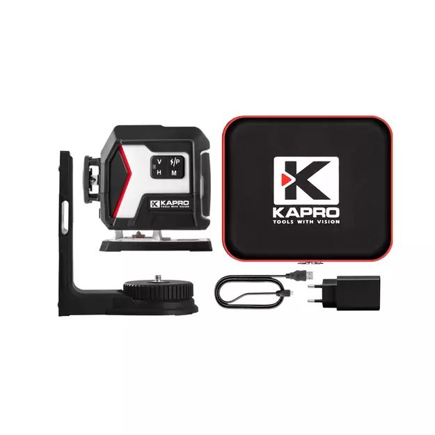  KAPRO 933G kryžminių linijų lazeris Green 3D 1
