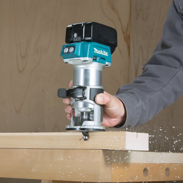 Makita DRT50RTJ akumuliatorinis frezeris 18V 2x5,0Ah 1