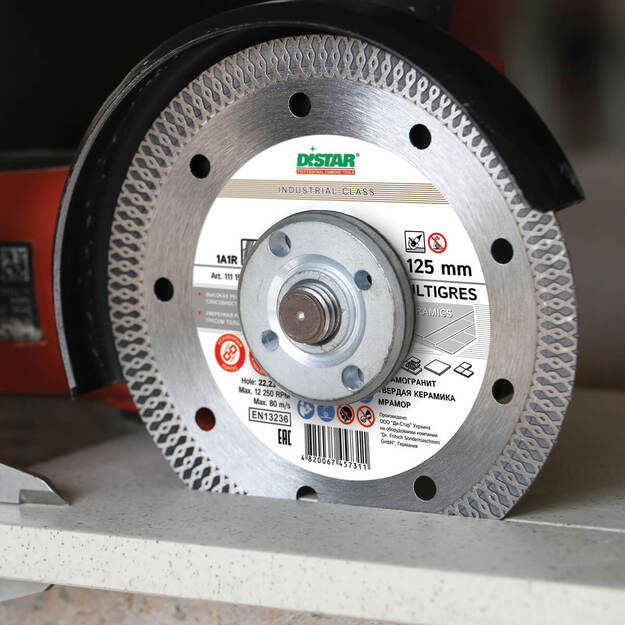 DISTAR MULTIGRES 125mm Deimantinis diskas plytelėms 1