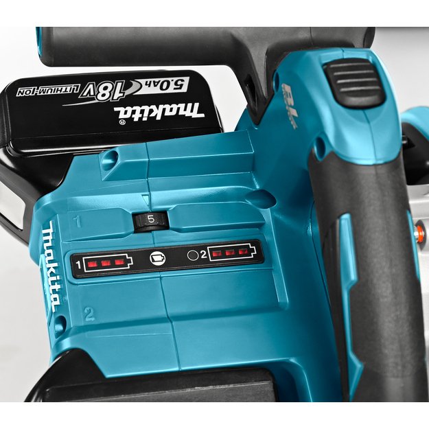 Makita DSP600ZJ2 Akumuliatorinis diskinis pjūklas (2x18V Li-ion Be akumuliatorių ir kroviklio) 3
