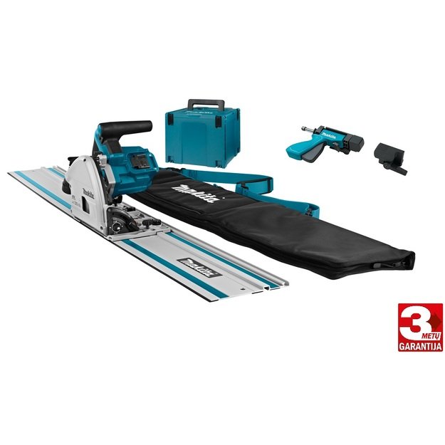 Makita DSP600ZJ2 Akumuliatorinis diskinis pjūklas (2x18V Li-ion Be akumuliatorių ir kroviklio)