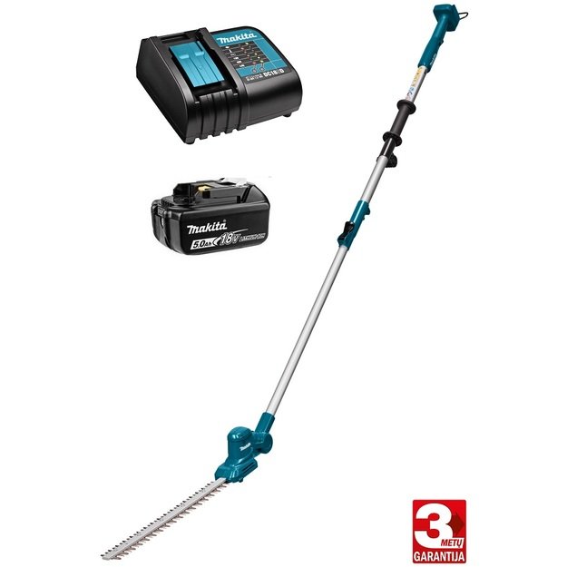 Makita DUN461WST Akumuliatorinės teleskopinės gyvatvorių žirklės su 18V 1x5,0Ah