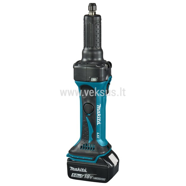 Makita DGD800RTJ Akumuliatorinis tiesinis šlifuoklis 18V 2x5.0Ah 1