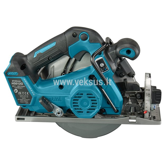 Makita HS012GZ XGT® 40Vmax Akumuliatorinis diskinis pjūklas (Be akumuliatorių ir kroviklio) 2