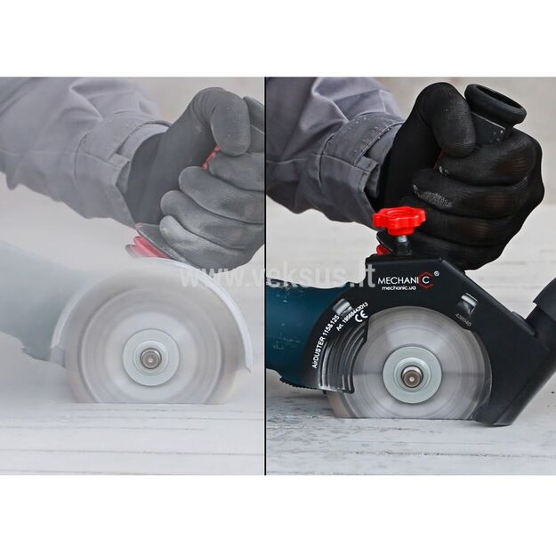 MECHANIC AirDUSTER v2.0 (115-125 mm) Priedas dulkių nusiurbimui 3