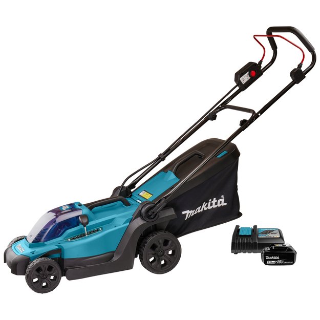 Makita DLM330RT Akumuliatorinė vejapjovė 33cm (18V 1 x 5ah baterija ir kroviklis)