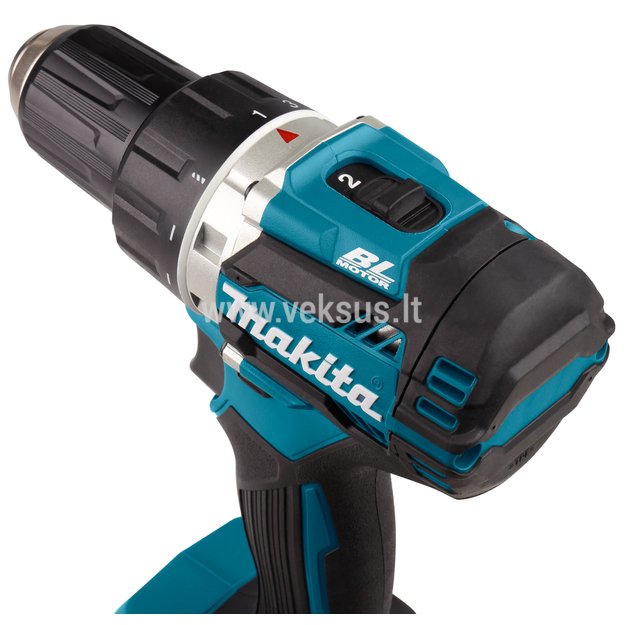 Makita DDF484RFJ bešepetėlinis akumuliatorinis suktuvas-gręžtuvas su 18V 2x3.0 Ah Li-Ion. 2