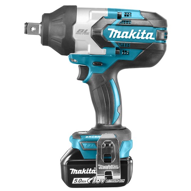 Makita DTW1001RTJ Akumuliatorinis smūginis veržliasukis su 18V Li-ion 2x5.0Ah