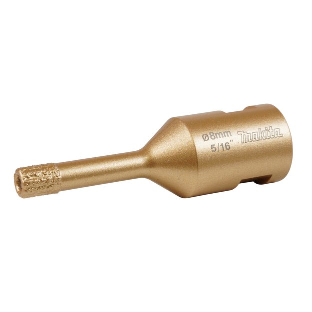Makita deimantinis grąžtas 8MM sulituotas vakuuminiu būdu (M14), granitui, marmurui, plytelėms D-79924