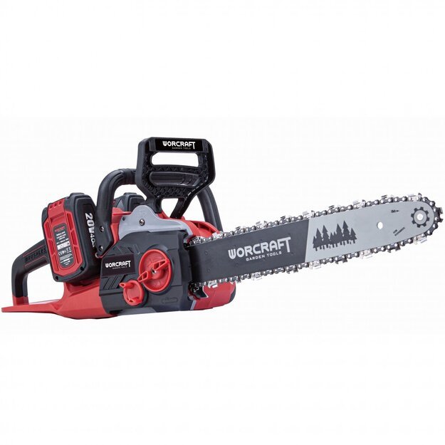 Worcraft Akumuliatorinis grandininis pjūklas 40V (20V+20V) LI-ION 2x4,0Ah