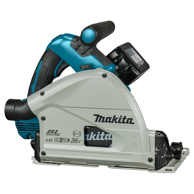 Makita DSP600RTJ Akumuliatorinis diskinis pjūklas 18V 2x5,0Ah