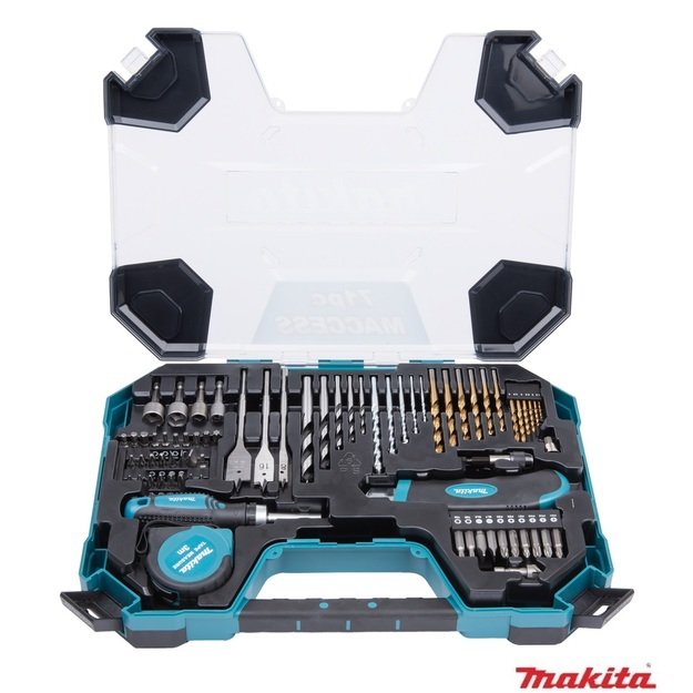 Makita MACCESS Grąžtų ir sukimo antgalių rinkinys 71 vnt. E-22589 1