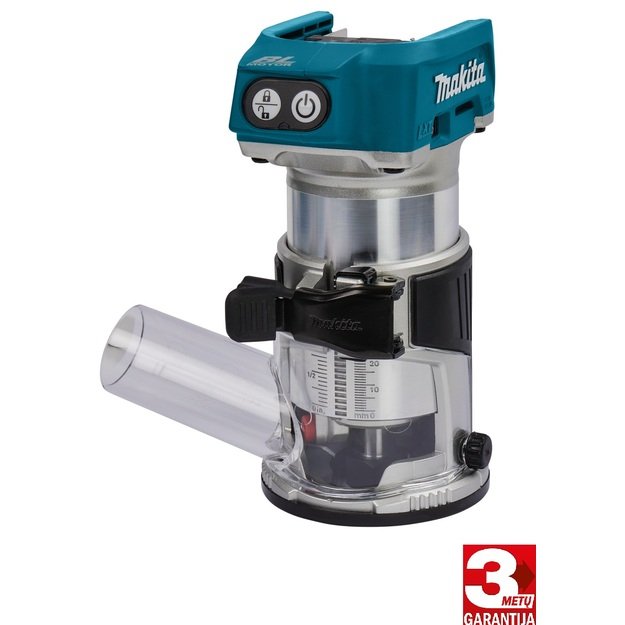 Makita DRT50Z akumuliatorinis frezeris (18V Li-ion be akumuliatorių ir kroviklio)