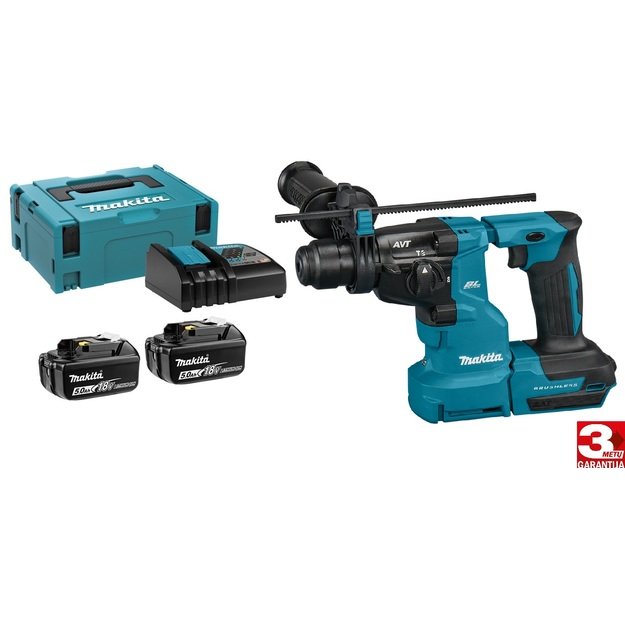 Makita DHR183RTJ Akumuliatorinis perforatorius LXT 18V 2x5,0Ah