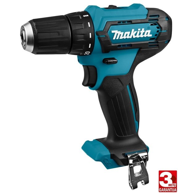 Makita DF333DZ Akumuliatorinis gręžtuvas suktuvas (12V max be akumuliatorių ir pakrovėjo)
