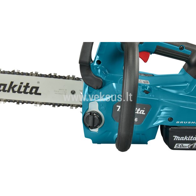 Makita DUC356RTE Akumuliatorinis grandininis pjūklas 18V 2x5.0Ah 2