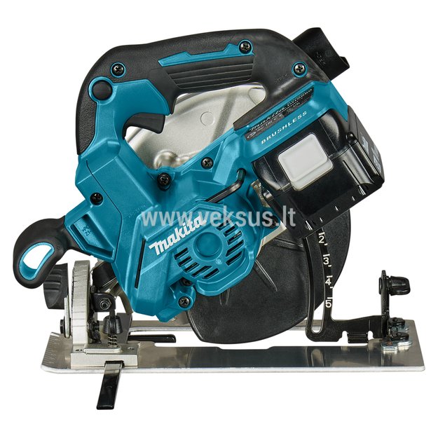Makita DHS660Z akumuliatorinis diskinis pjūklas (18V LI-ION BE AKUMULIATORIŲ IR KROVIKLIO) 2