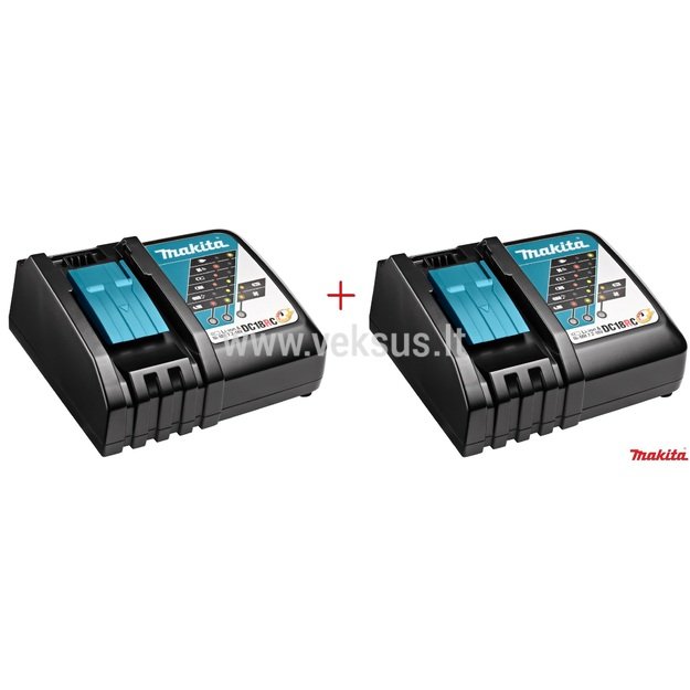 Makita DC18RCX2 Greitasis kroviklis 14,4-18V Li-ion