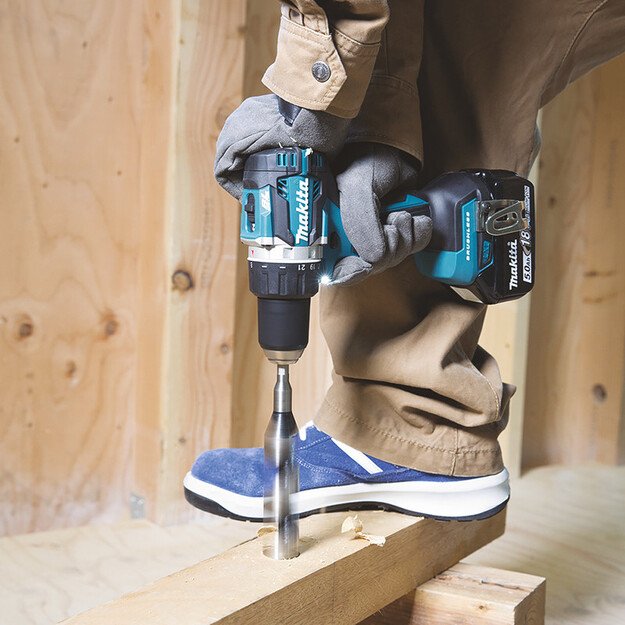 Makita DDF484Z bešepetėlinis akumuliatorinis gręžtuvas (18V be akumuliatoriaus ir kroviklio)
