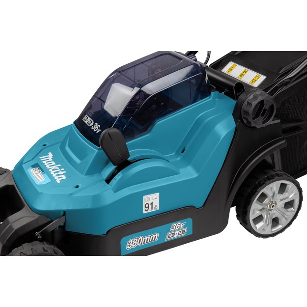 Makita DLM382Z Akumuliatorinė vejapjovė 38cm (36V 18x2 Be akumuliatorių ir kroviklio)