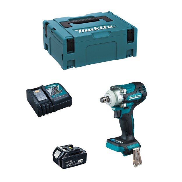 Makita DTW300RTJ1 Smūginis veržliasukis su 18V 1x5.0Ah