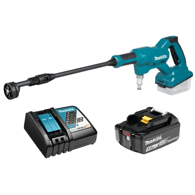 Makita DHW180RT Akumuliatorinė aukšto slėgio plovykla su 18 V 1x5,0Ah